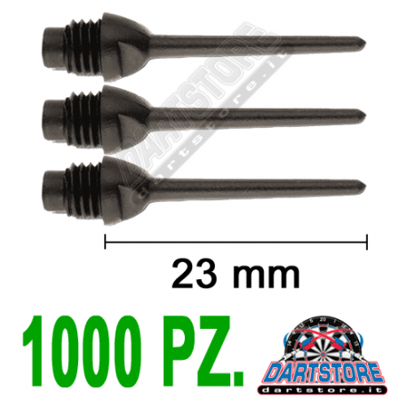 punte in plastica per freccette soft darts Punte in plastica 1/4 - 1.000 pz. DartStore.it