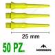 punte in plastica per freccette soft darts Titan Drift - 50 pz. - Gialle fluo Mission Darts